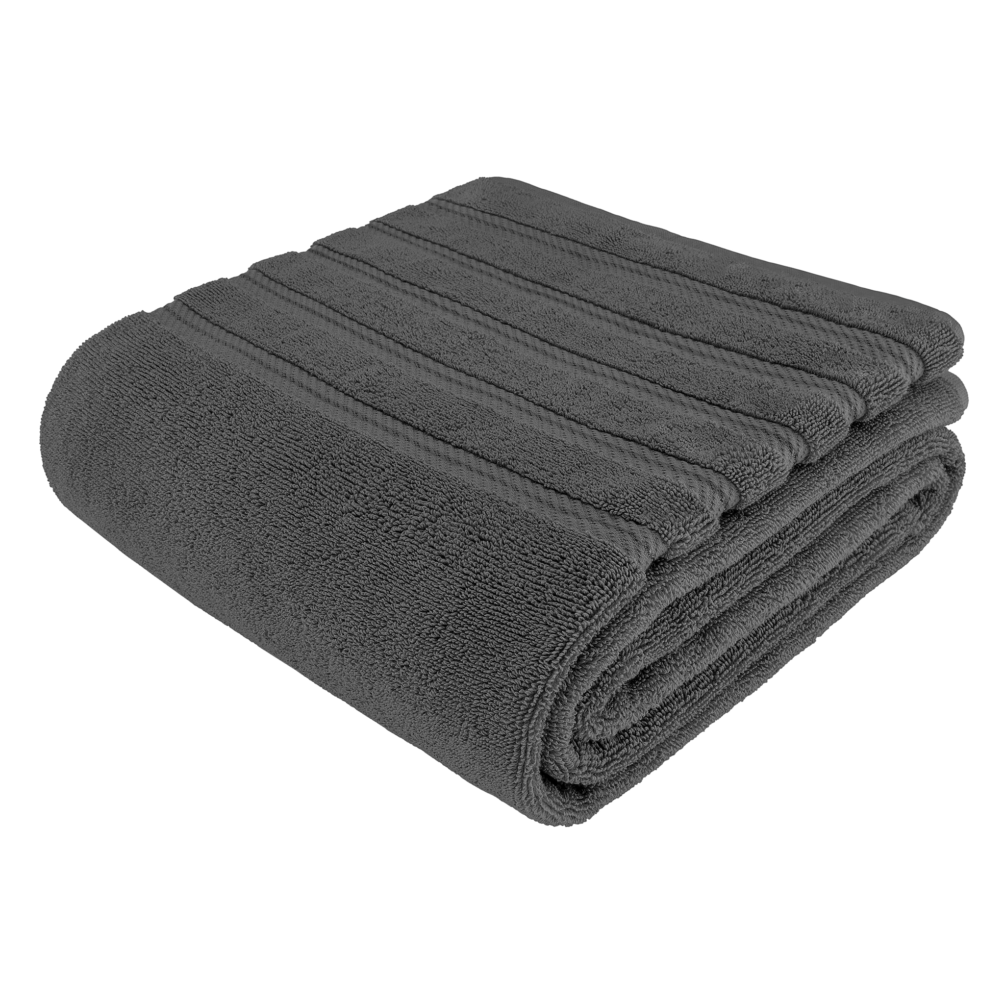 American Soft Linen - 35x70 Jumbo Bath Sheet Turkish Bath Towel - 16 Piece Case Pack - Gray - 7
