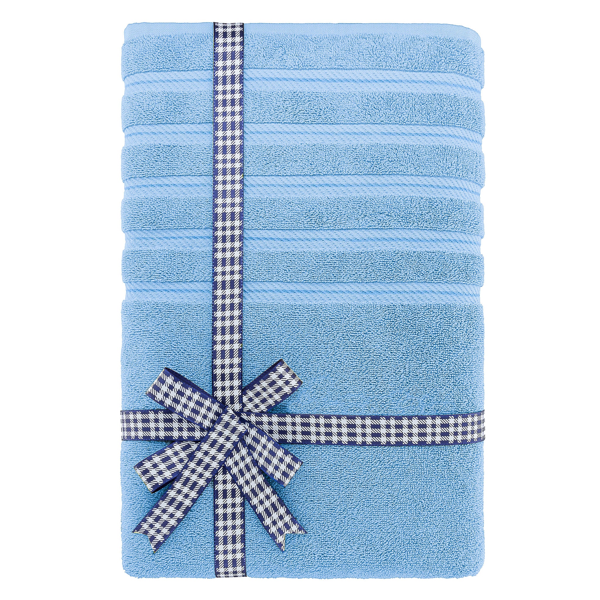 American Soft Linen - 35x70 Jumbo Bath Sheet Turkish Bath Towel - 16 Piece Case Pack - Sky-Blue - 3