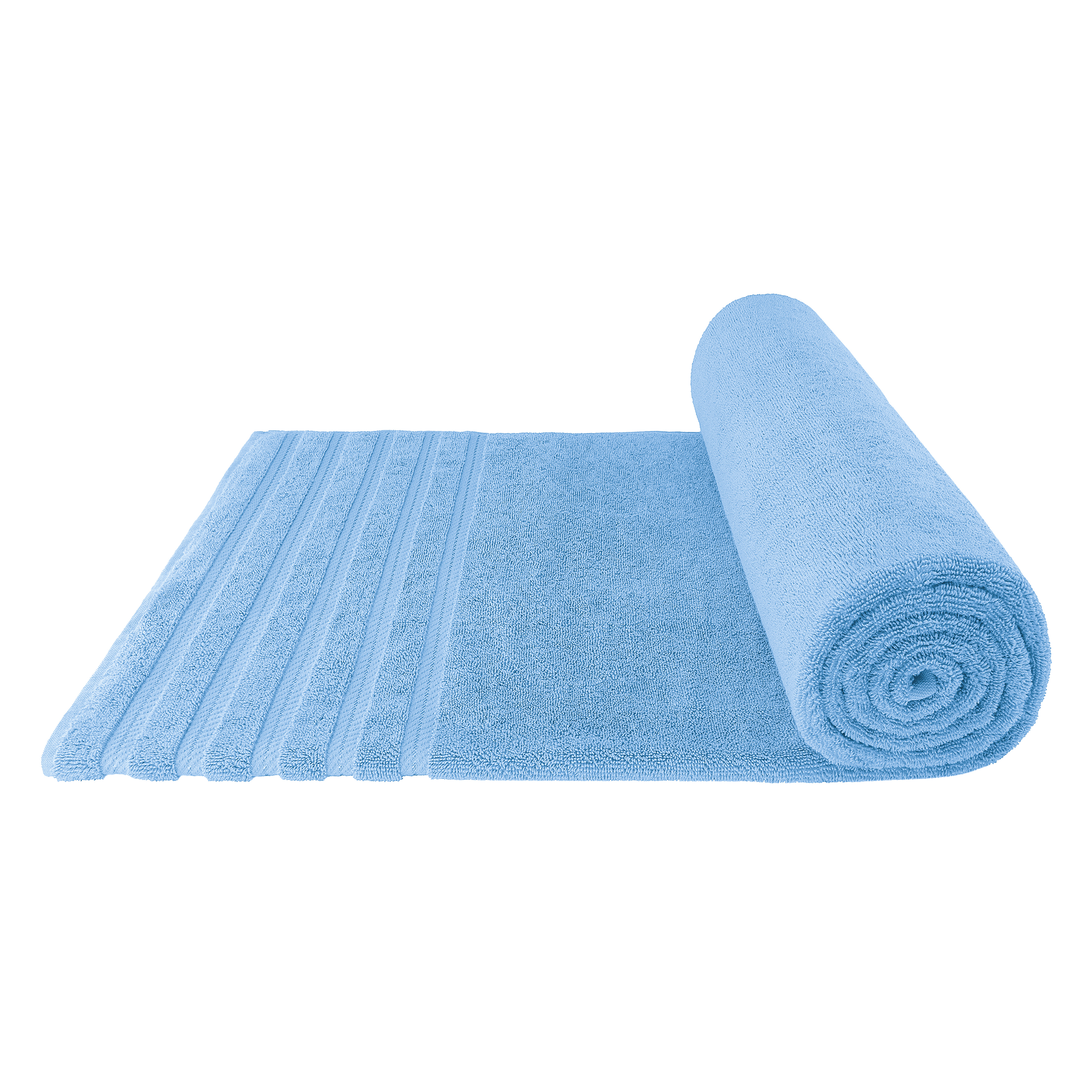 American Soft Linen - 35x70 Jumbo Bath Sheet Turkish Bath Towel - 16 Piece Case Pack - Sky-Blue - 6