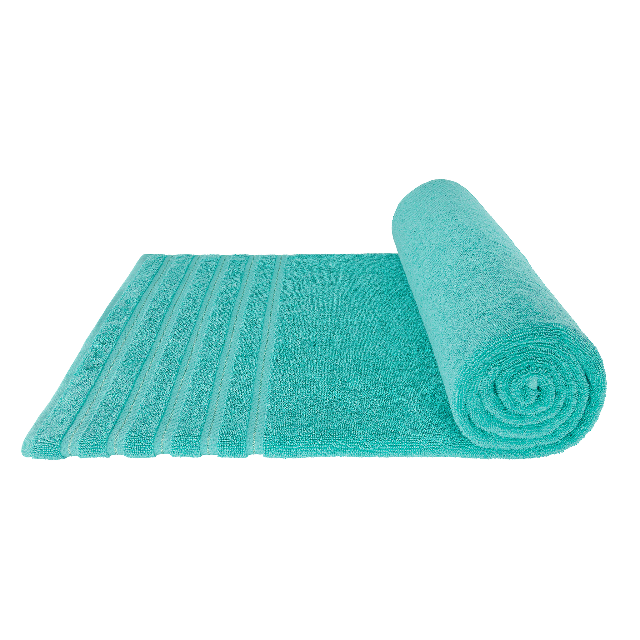 American Soft Linen - 35x70 Jumbo Bath Sheet Turkish Bath Towel - 16 Piece Case Pack - Turquoise-Blue - 6