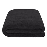 American Soft Linen - 40x80 Inch Oversized Bath Sheet Turkish Bath Towel - 12 Piece Case Pack - Black - 3