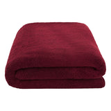 American Soft Linen - 40x80 Inch Oversized Bath Sheet Turkish Bath Towel - 12 Piece Case Pack - Bordeaux-Red - 3