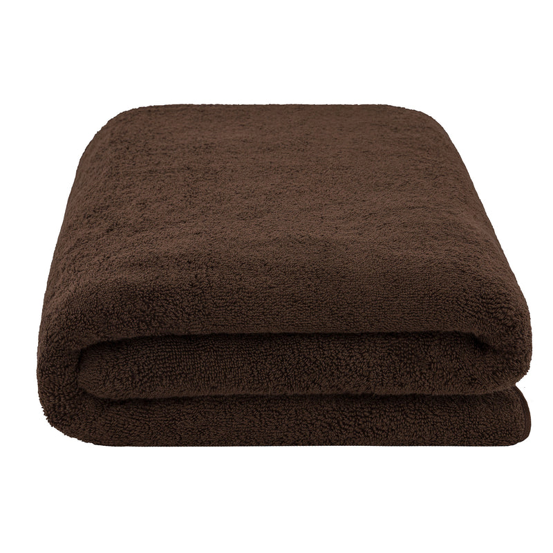 American Soft Linen - 40x80 Inch Oversized Bath Sheet Turkish Bath Towel - 12 Piece Case Pack - Chocolate-Brown - 3