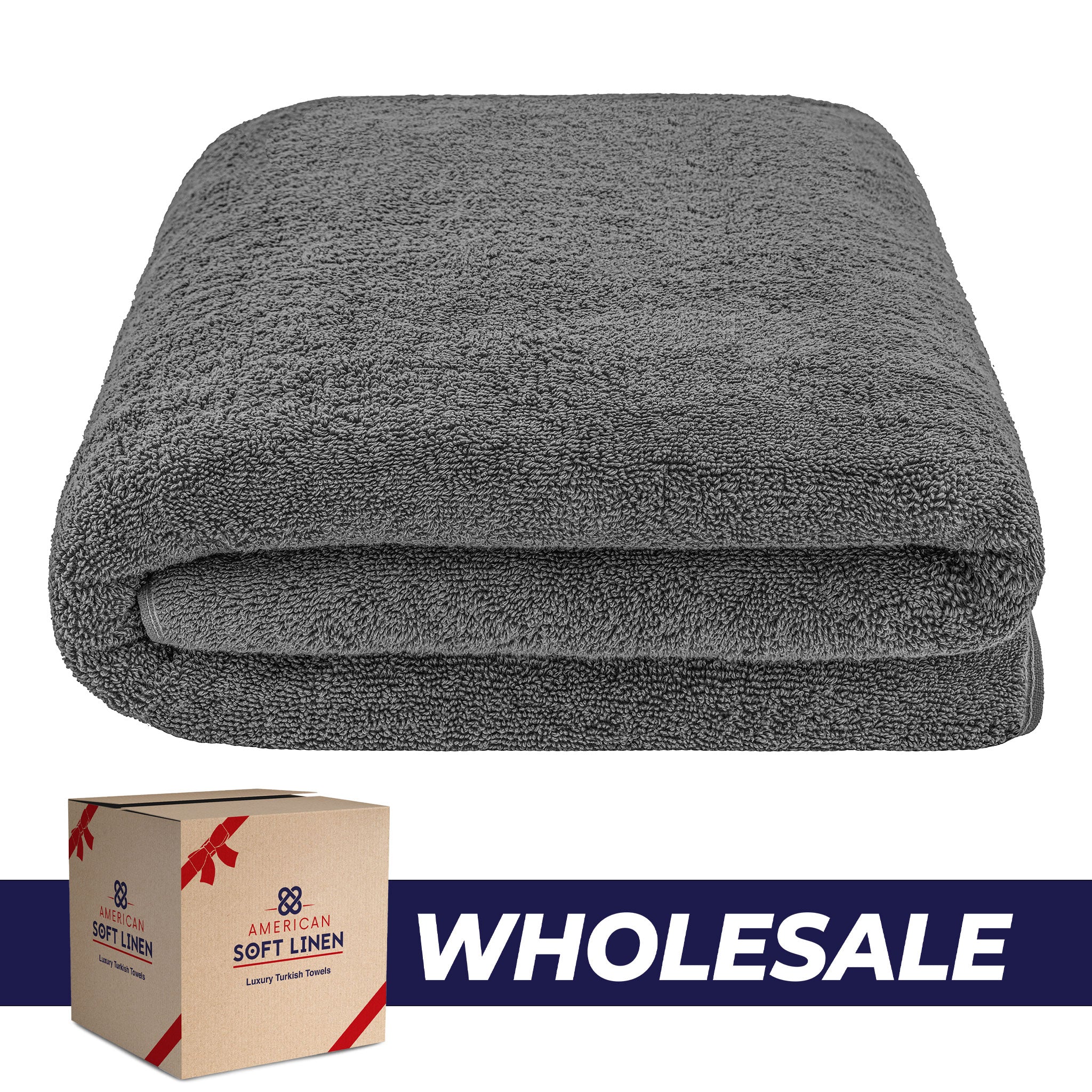 American Soft Linen Bath Sheet 40x80 Inch 100% Cotton Extra Large