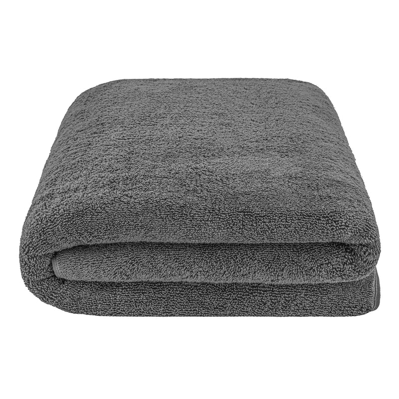 American Soft Linen - 40x80 Inch Oversized Bath Sheet Turkish Bath Towel - 12 Piece Case Pack - Gray - 3