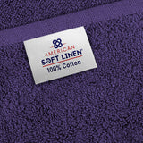 American Soft Linen - 40x80 Inch Oversized Bath Sheet Turkish Bath Towel - 12 Piece Case Pack - Purple - 5