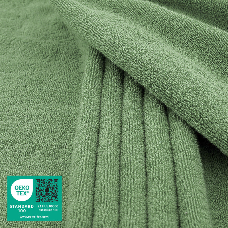 American Soft Linen - 40x80 Inch Oversized Bath Sheet Turkish Bath Towel - 12 Piece Case Pack - Sage-Green - 2