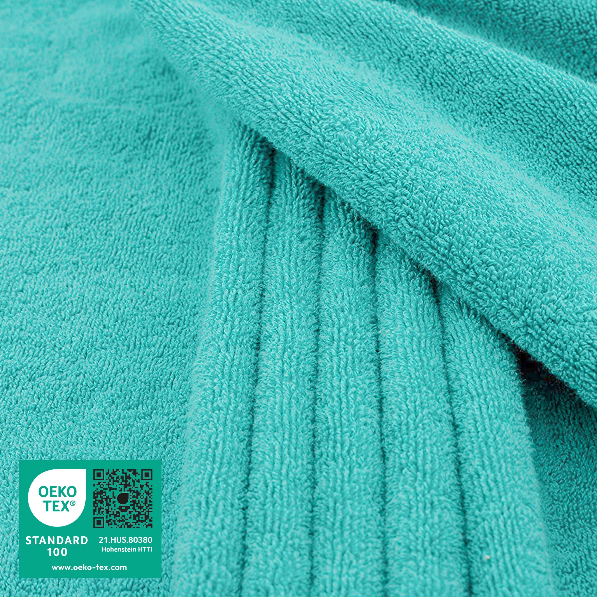 American Soft Linen - 40x80 Inch Oversized Bath Sheet Turkish Bath Towel - 12 Piece Case Pack - Turquoise-Blue - 2