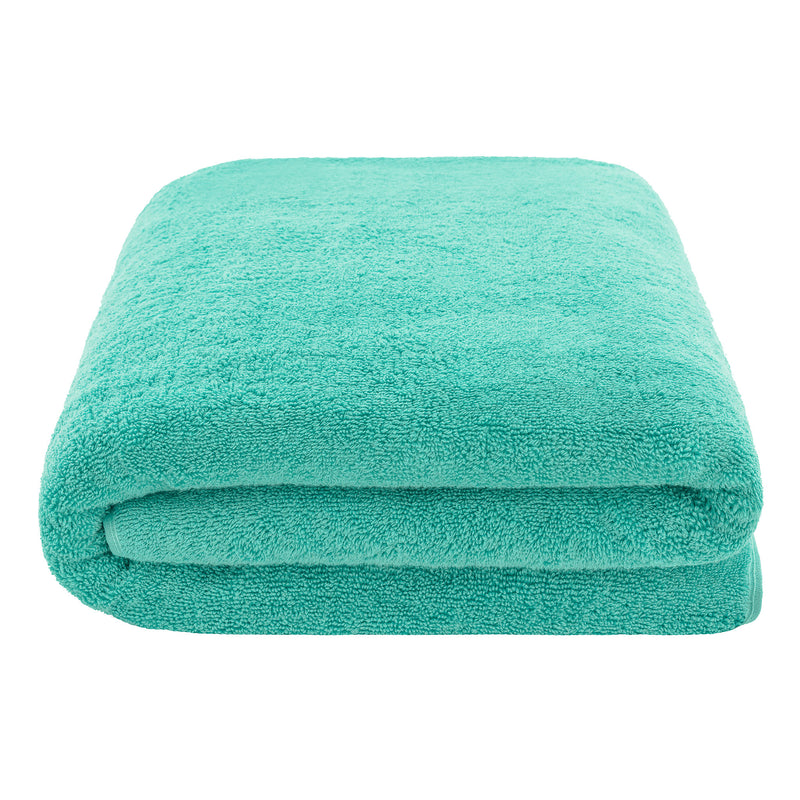 American Soft Linen - 40x80 Inch Oversized Bath Sheet Turkish Bath Towel - 12 Piece Case Pack - Turquoise-Blue - 3