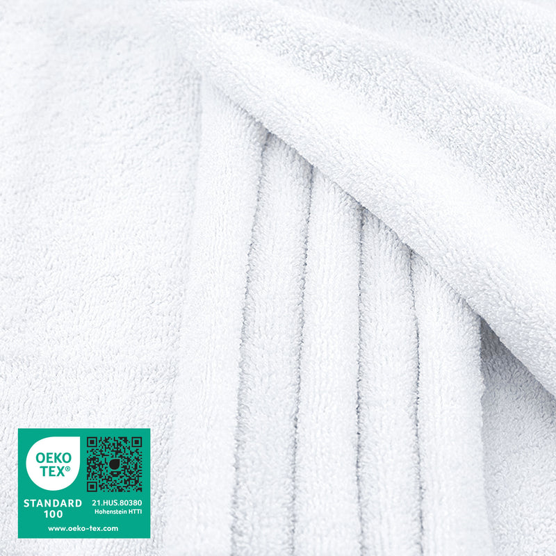American Soft Linen - 40x80 Inch Oversized Bath Sheet Turkish Bath Towel - 12 Piece Case Pack - White - 2