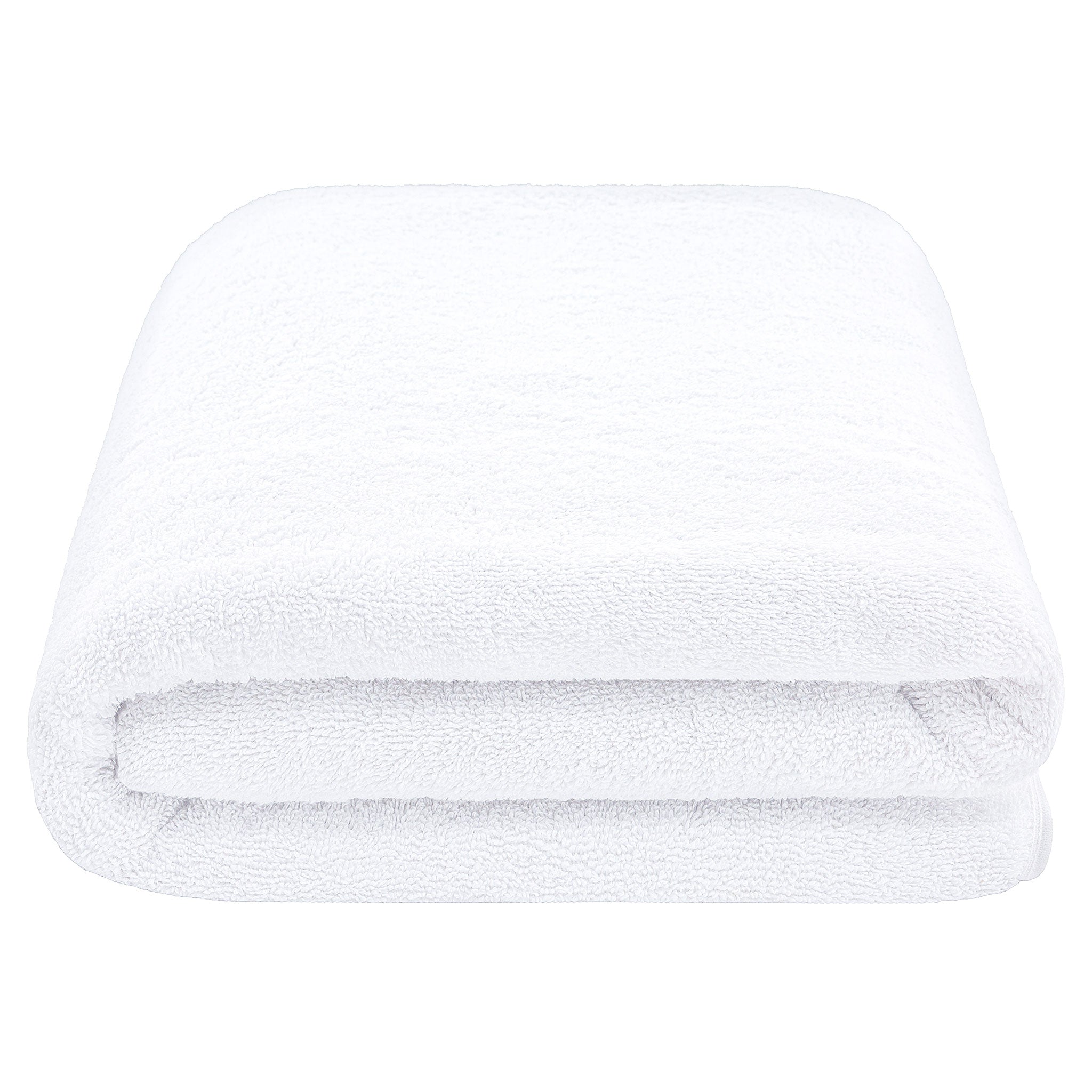 American Soft Linen - 40x80 Inch Oversized Bath Sheet Turkish Bath Towel - 12 Piece Case Pack - White - 3