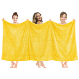 American Soft Linen - 40x80 Inch Oversized Bath Sheet Turkish Bath Towel - 12 Piece Case Pack - Yellow - 1