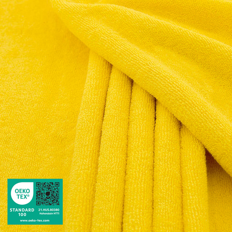 American Soft Linen - 40x80 Inch Oversized Bath Sheet Turkish Bath Towel - 12 Piece Case Pack - Yellow - 2