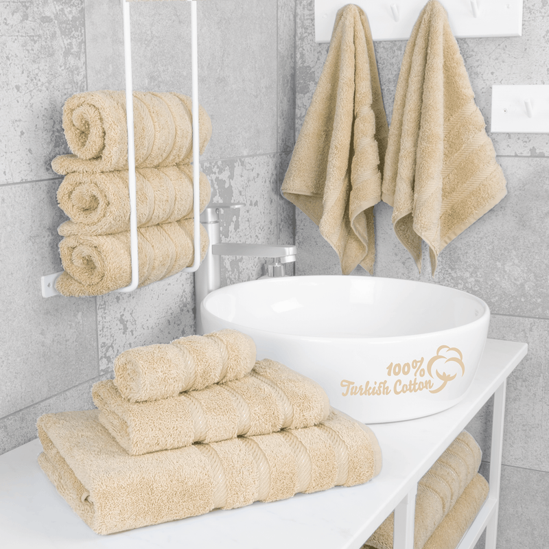 6 Piece 100% Cotton Best Bath Towel Set | Turkish Towels