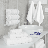 American Soft Linen - 6 Piece Turkish Cotton Bath Towel Set - White - 2