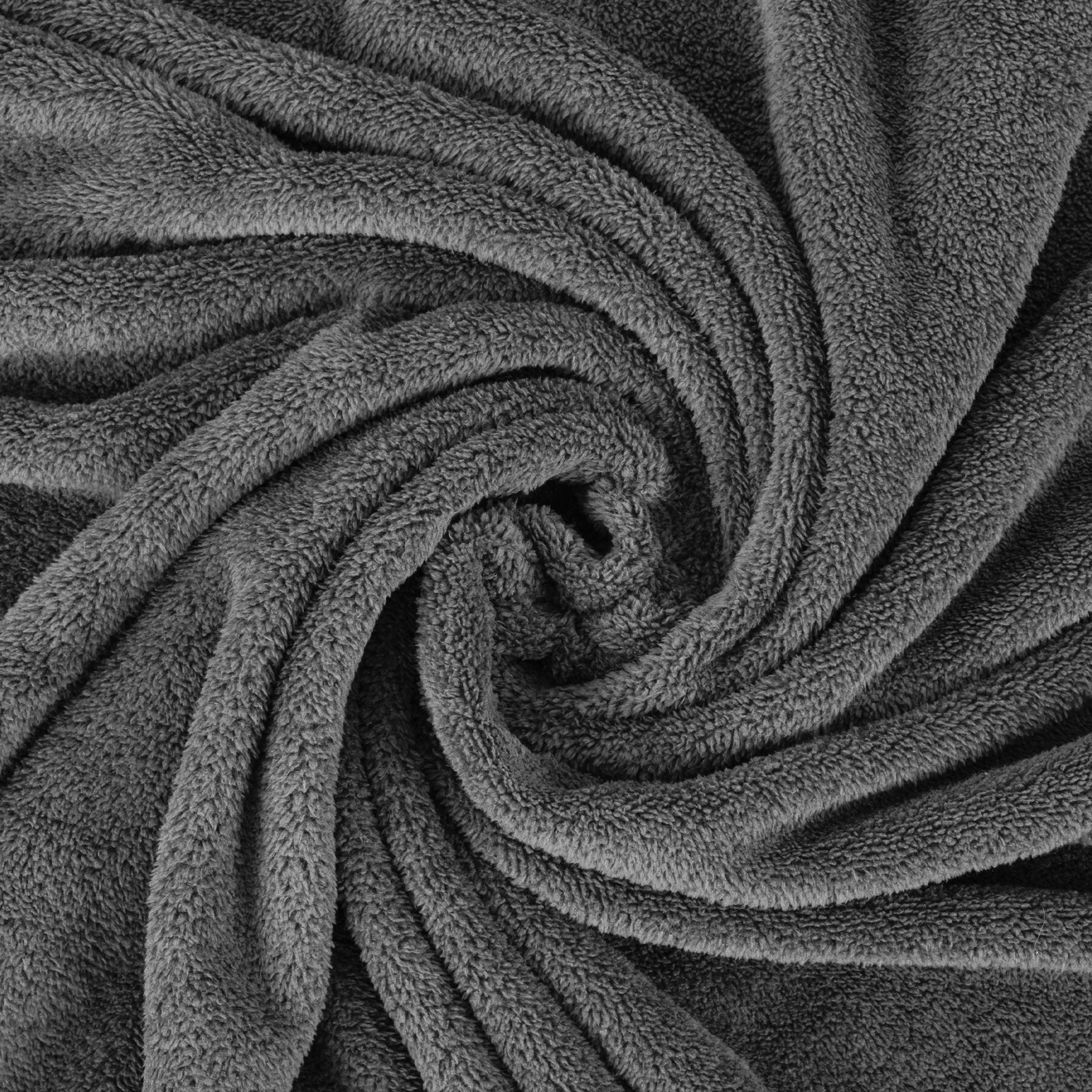 American Soft Linen - Bedding Fleece Blanket - Queen Size 85x90 inches - Gray - 5