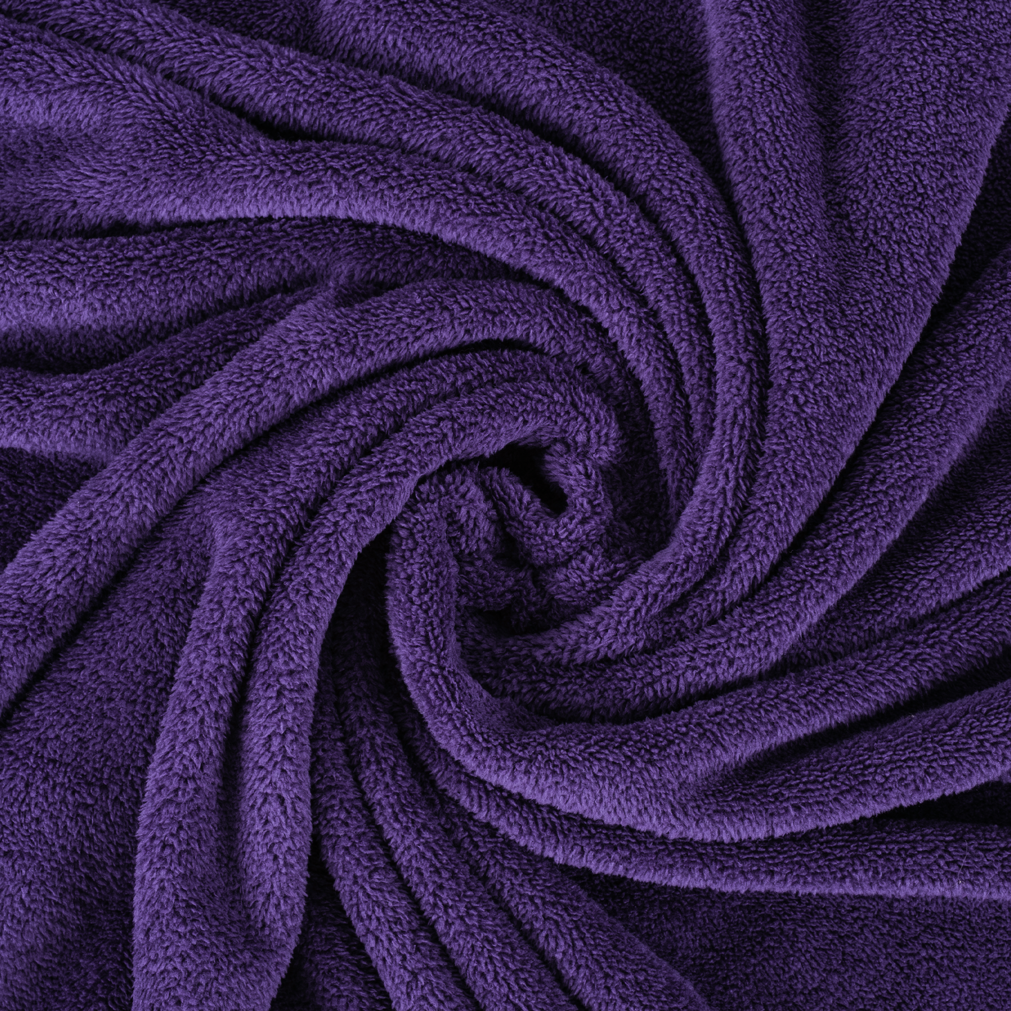 American Soft Linen - Bedding Fleece Blanket - Throw Size 50x60 inches - Purple - 5
