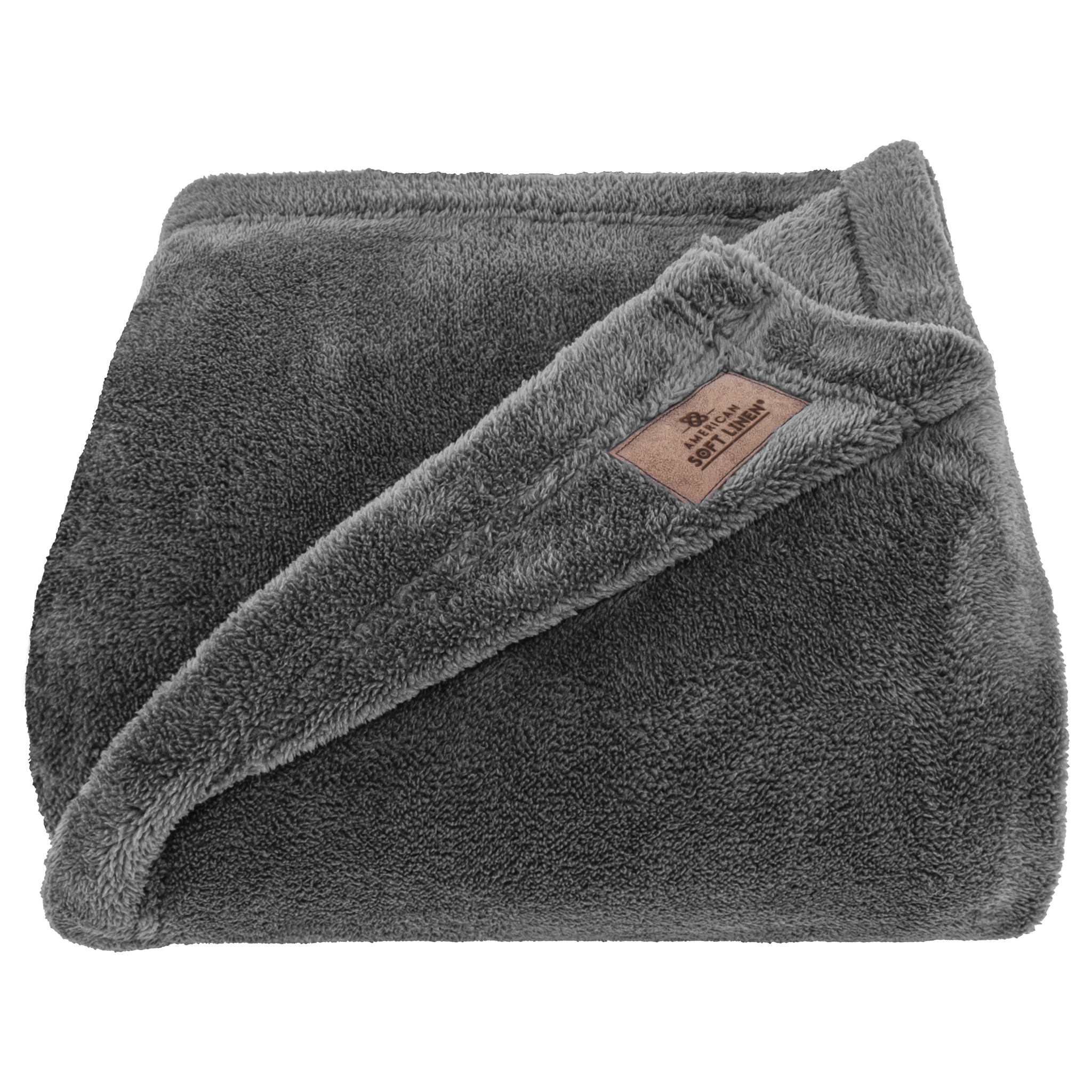 American Soft Linen - Bedding Fleece Blanket - Wholesale - 15 Set Case Pack - Twin Size 60x80 inches - Gray - 3