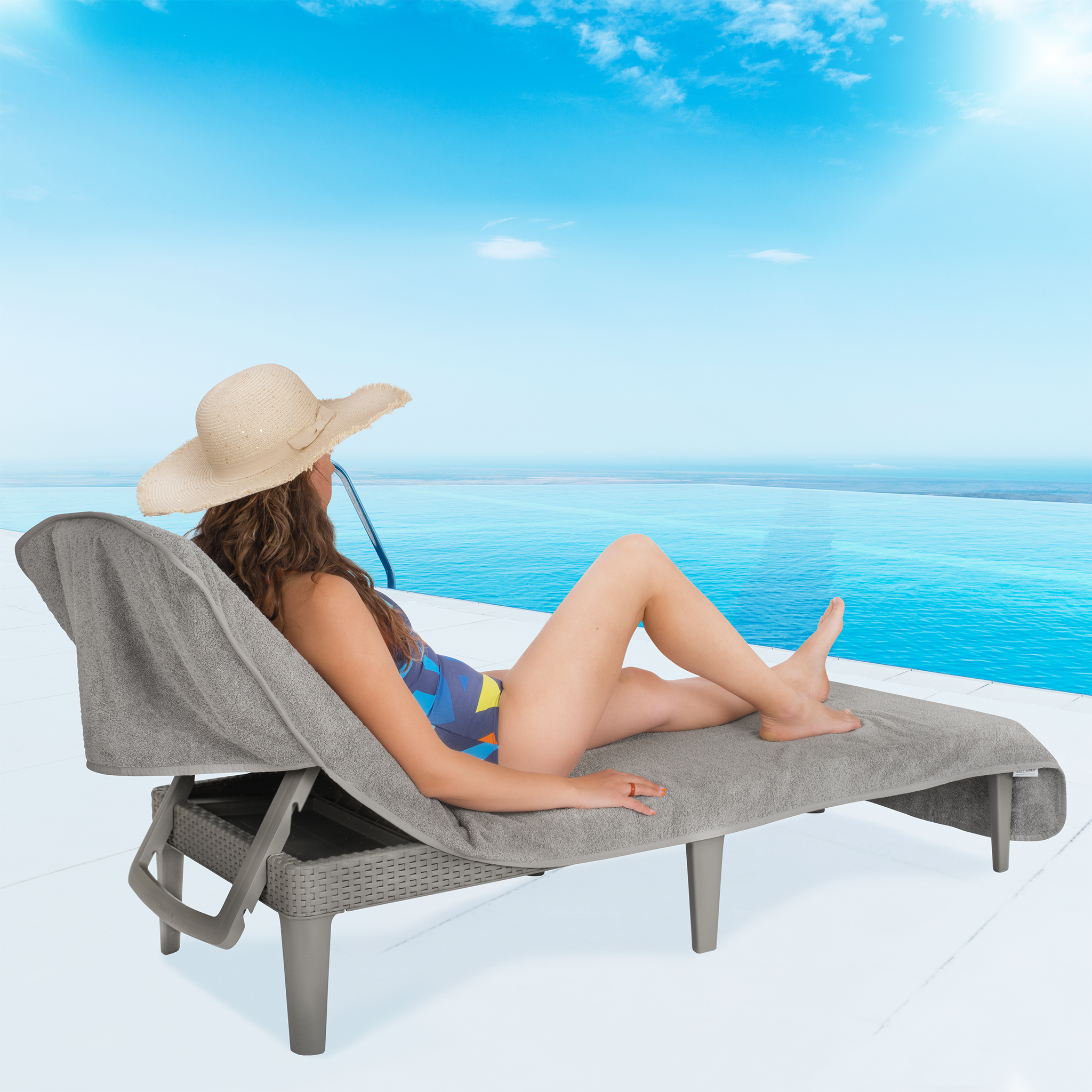 Terry cloth chaise lounge cover 2025