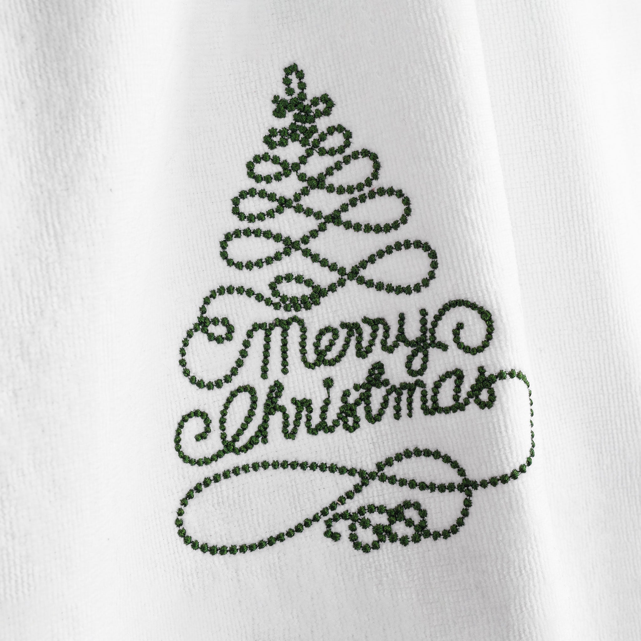 American Soft Linen - Christmas Towels 2  Packed Embroidered Towels for Decor Xmas - 60 Set Case Pack - Merry Tree-Deery - 4