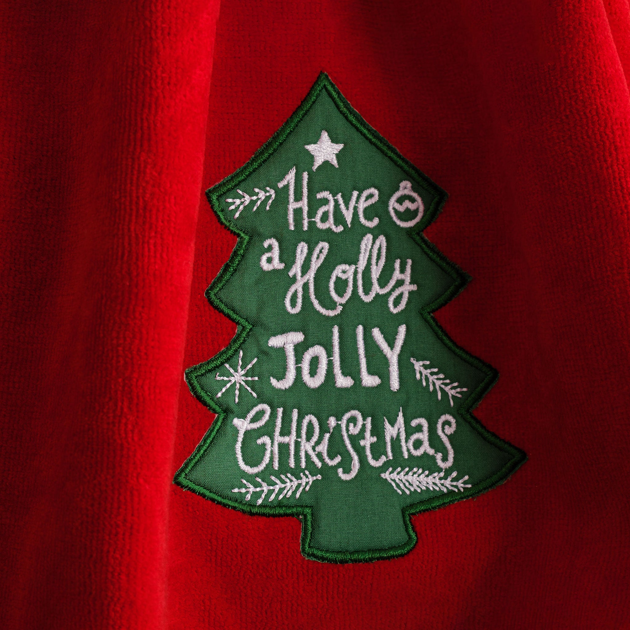 American Soft Linen - Christmas Towels 2 Packed Embroidered Towels for Decor Xmas - Santa-tree - 4