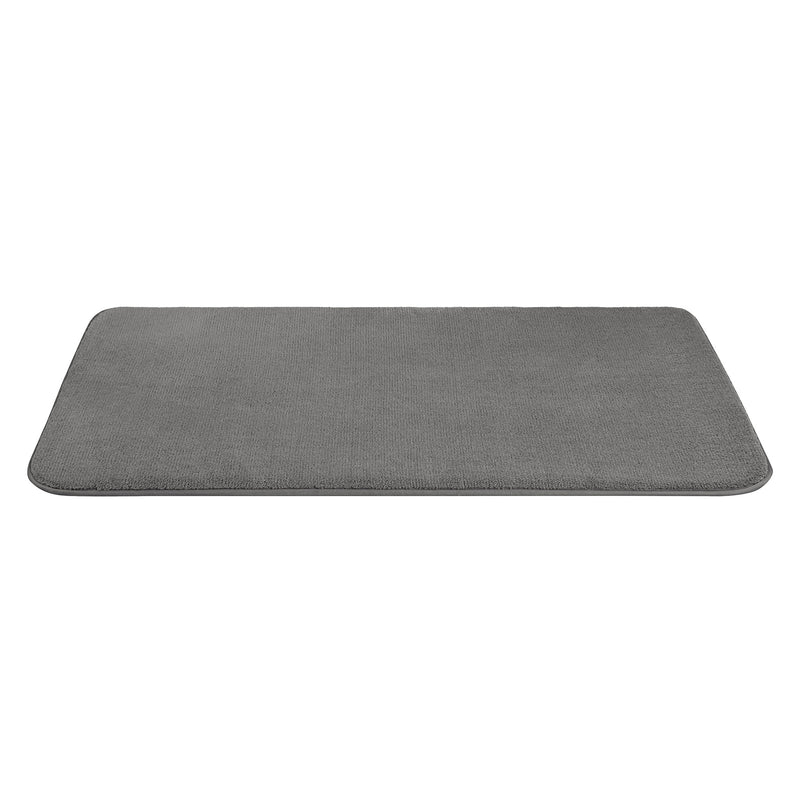 American Soft Linen - Fluffy Foamed Non-Slip Bath Rug 21x32 Inch -  18 Set Case Pack - Gray - 6