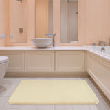 American Soft Linen - Fluffy Foamed Non-Slip Bath Rug 21x32 Inch -  18 Set Case Pack - Sand-Taupe - 2