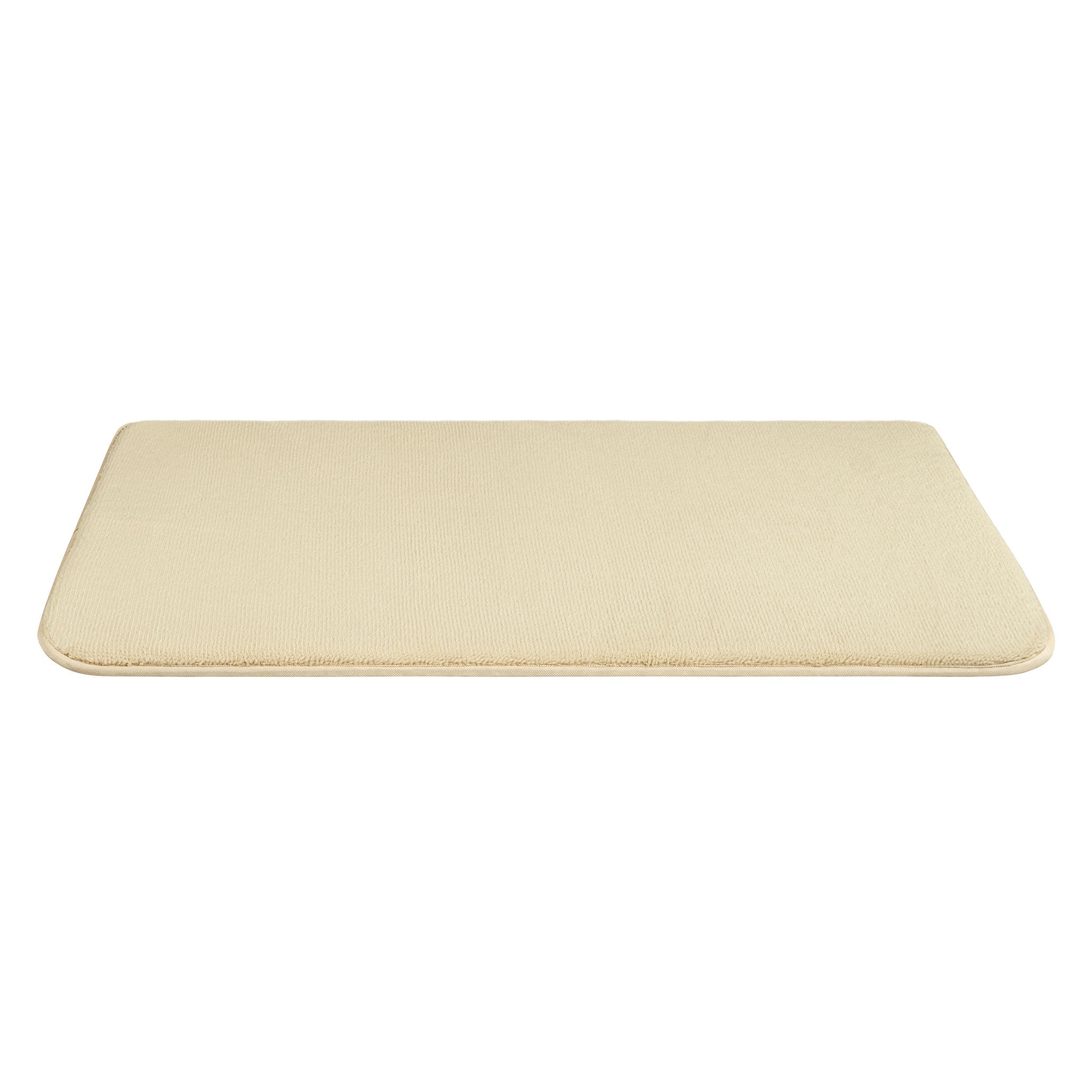 American Soft Linen - Fluffy Foamed Non-Slip Bath Rug 21x32 Inch -  18 Set Case Pack - Sand-Taupe - 6