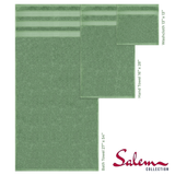 American Soft Linen - Salem 6 Piece Turkish Combed Cotton Luxury Bath Towel Set - 10 Set Case Pack - Sage-Green - 4