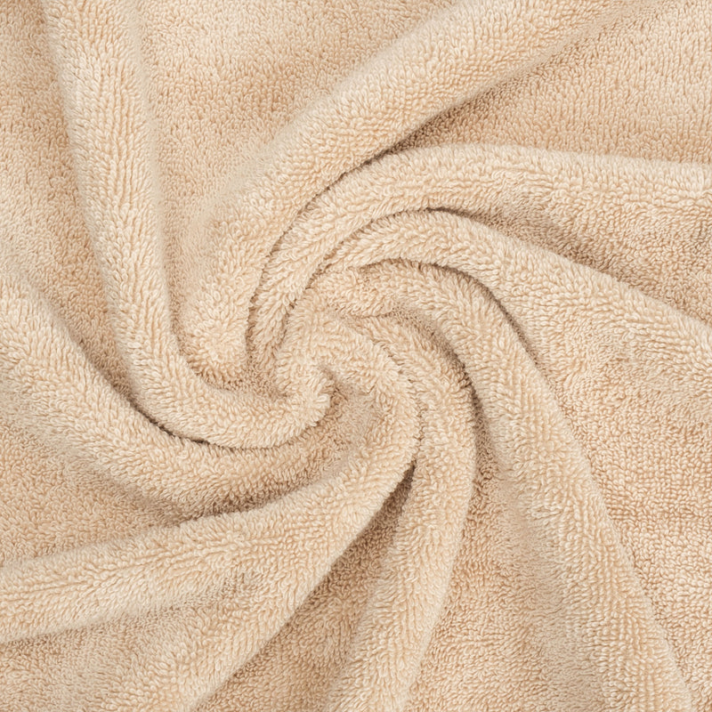 American Soft Linen - Salem 6 Piece Turkish Combed Cotton Luxury Bath Towel Set - 10 Set Case Pack - Sand-Taupe - 8