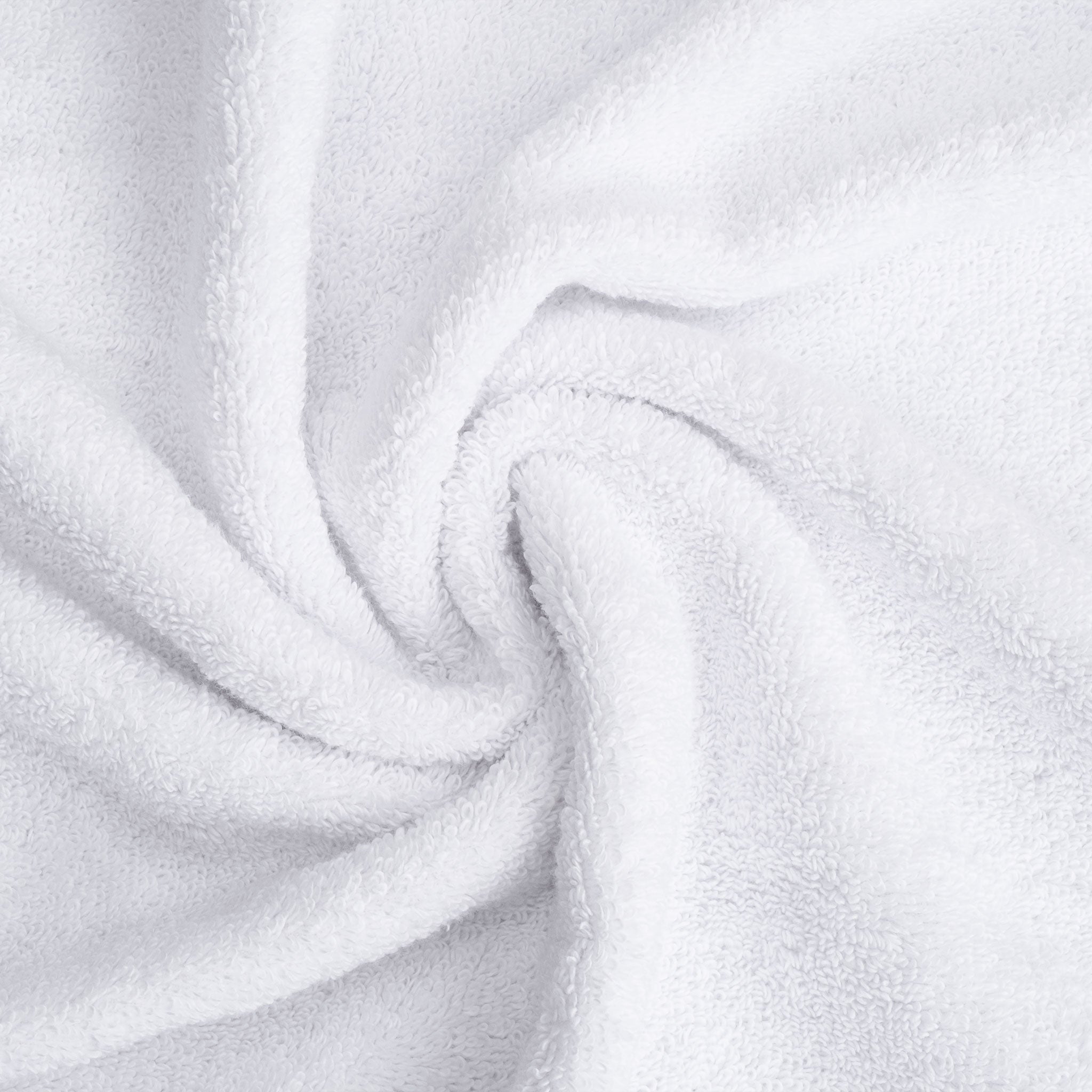 American Soft Linen - Salem 6 Piece Turkish Combed Cotton Luxury Bath Towel Set - 10 Set Case Pack - White - 8