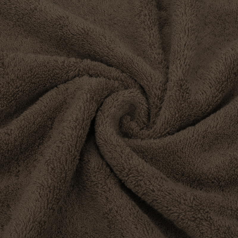 American Soft Linen - Single Piece Turkish Cotton Washcloth Towels - Chocolate-Brown - 5