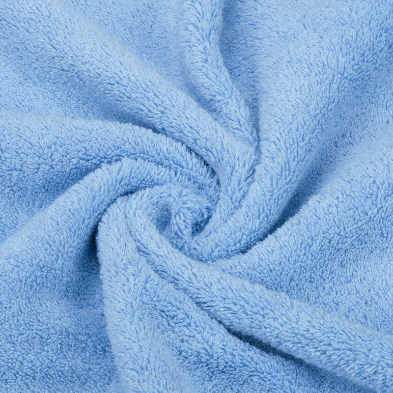 American Soft Linen - Single Piece Turkish Cotton Bath Towels - Sky-Blue - 5
