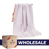 American Soft Linen - 100% Cotton Turkish Peshtemal Towels - 44 Set Case Pack - Lilac - 0