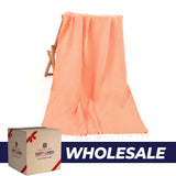 American Soft Linen - 100% Cotton Turkish Peshtemal Towels - 44 Set Case Pack - Orange - 0