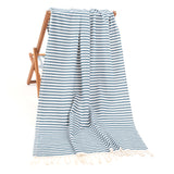 American Soft Linen - 100% Cotton Turkish Peshtemal Towels - 44 Set Case Pack - Petrol-Blue - 1