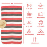 American Soft Linen - 100% Cotton Turkish Peshtemal Towels - 44 Set Case Pack - Red - 4